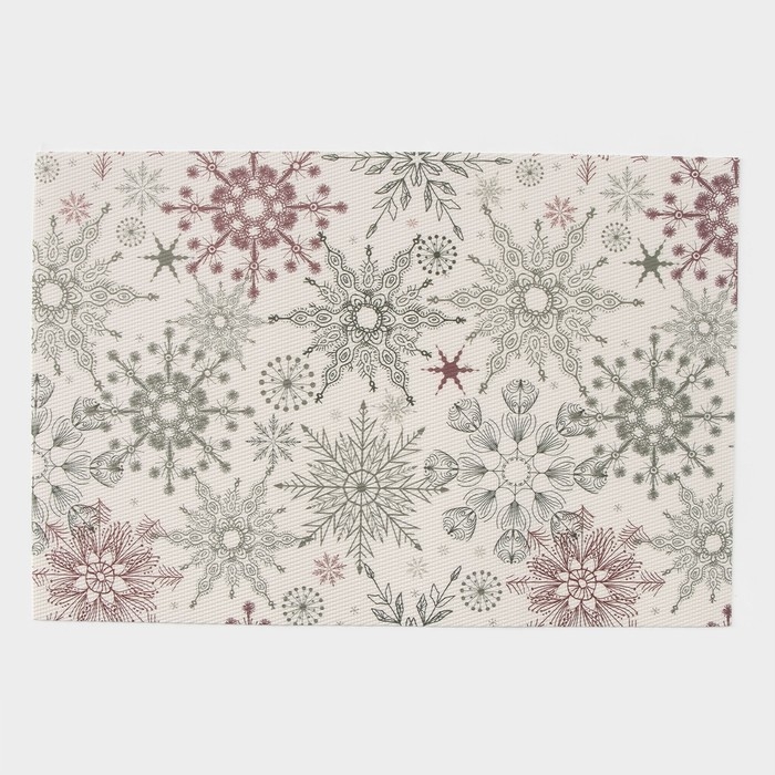 Салфетки новогодние на стол Доляна &laquo;Новый Год&raquo;, 4 шт, сервировочная, 45&times;30 см