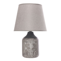 Настольная лампа "Амбрелла" Е14 40Вт серый 20х20х32см
