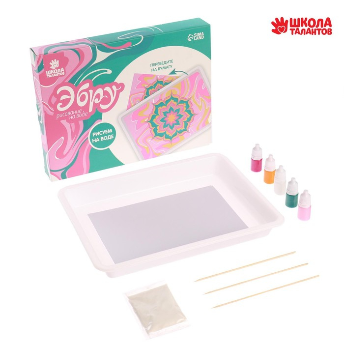 Рисование на воде: эбру «Узор» Рисование на воде: эбру «Узор»