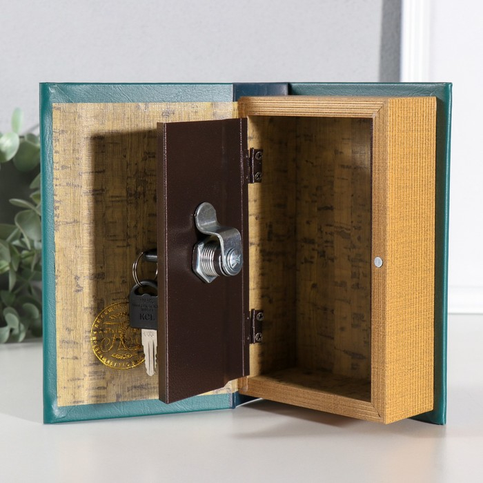 Сейф дерево книга кожзам "Уральские сказы" 17х11х5 см