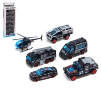 Набор металлических машин &laquo;Полиция&raquo;, 6 шт.