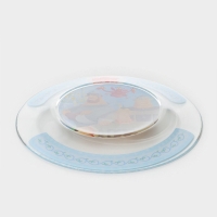 Тарелка стеклянная &laquo;Три Богатыря&raquo;, d=19,5 см