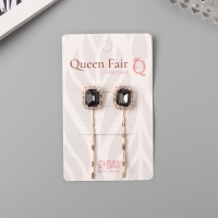 Невидимка для волос &laquo;Морвен&raquo; (набор 2 шт) грация, 5 см, золото