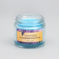 Свеча ароматическая "Lavender&eucalyptus", 5*5см, 140 гр
