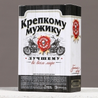 Подарочный набор косметики &laquo;Крепкому мужику&raquo;, гель для душа и шампунь для волос во флаконах виски, 2 х 100 мл, Новый Год