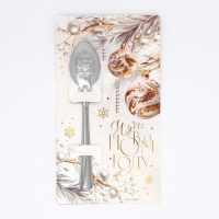 Ложка сувенирная на открытке &laquo;Новогодняя коллекция: Чудес в новом году&raquo;, 3 х 14 см