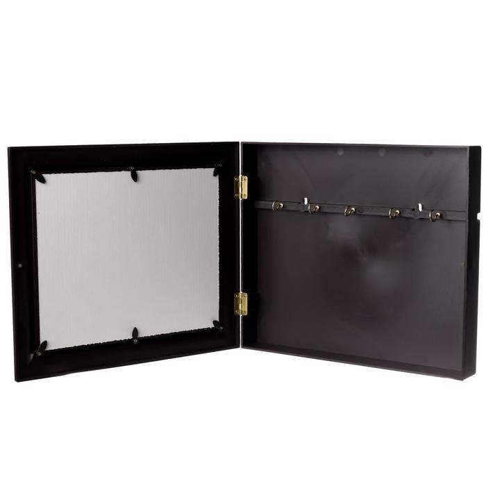 Ключница Ключница "Правила дома" Венге 26,5х31,5х4,5 см