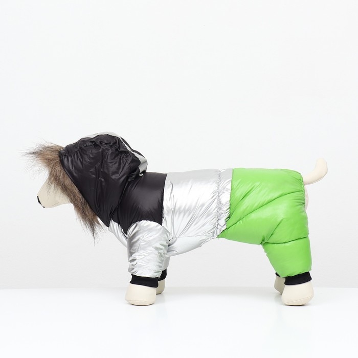 Комбинезон "Пушок", размер 16 (ДС 36 см, ОГ 46 см, ОШ 35 см), зелёный