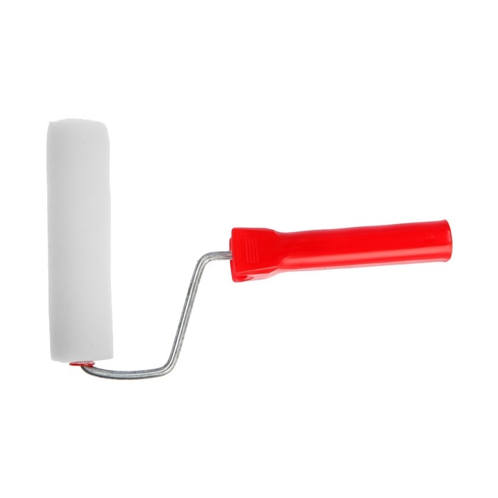 Валик ЛОМ, поролон, 150 мм, рукоятка d=6 мм, D=16 мм, 2 запасных шубки Валик ЛОМ, поролон, 150 мм, рукоятка d=6 мм, D=16 мм, 2 запасных шубки