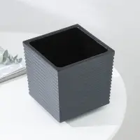 Кашпо со вставкой &laquo;Стиль&raquo;, 1,5 л, цвет графит