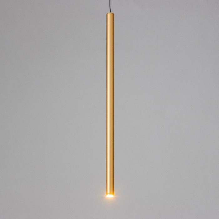 Светильник подвесной"Аламо" LED 5Вт 4000К золото 2,5х2,5х60-160см