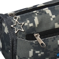 Пенал мягкий 2 отделения, 80 х 210 х 65 мм, объёмный, Calligrata "Миллитари", зелёный