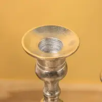 Подсвечник на 5 свечей "Изобилие" алюминий 41 см