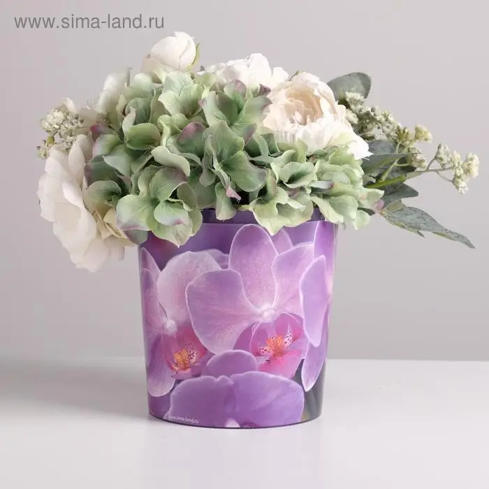 Кашпо для цветов &laquo;Орхидея&raquo;, 1,6 л, 14 х 14 см