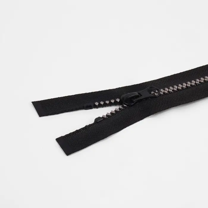 Молния &laquo;Трактор&raquo;, №5, разъёмная, замок автомат, 80 см, чёрная