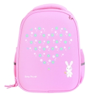 Рюкзак каркасный 38 х 30 х 20 см, + пенал, Bruno Visconti "Зефирный зайка"