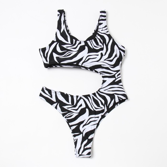 Купальник женский слитный MINAKU с принтом, размер 42