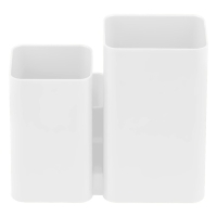 Подставка-органайзер для канцелярии СТАММ "Юниор", белая Подставка-органайзер для канцелярии СТАММ "Юниор", белая