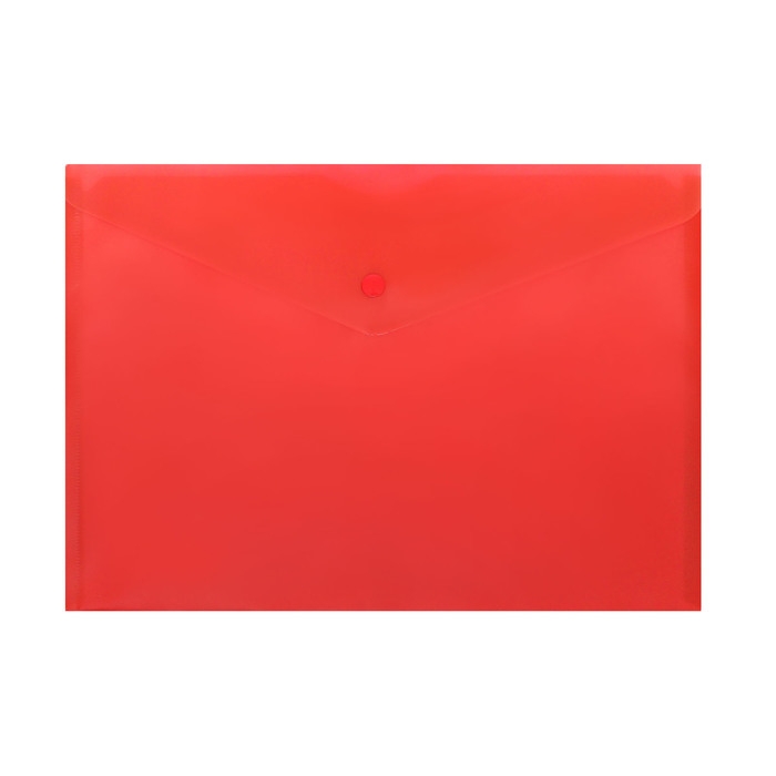 Набор папок-конвертов на кнопке 5 штук, А4, 150 мкм, Calligrata Standard, прозрачные, микс Набор папок-конвертов на кнопке 5 штук, А4, 150 мкм, Calligrata Standard, прозрачные, микс