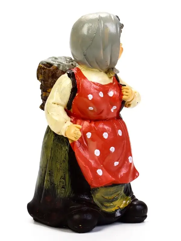 Садовая фигура 20 х 10 х 10 см "Бабушка с гусём"