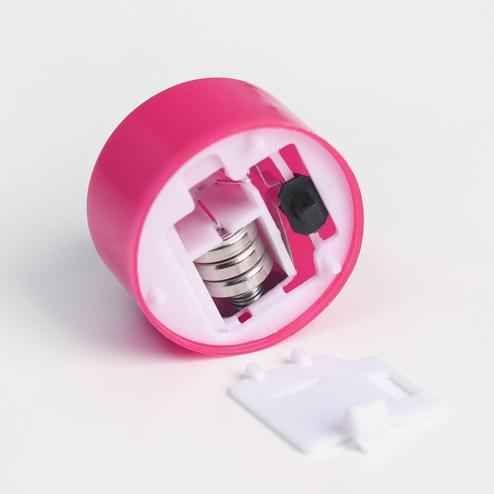 Светодиодные свечи, ночники LED RISALUX &laquo;Семейный очаг&raquo; набор 2 шт., розовые, RGB 3.5&times;3.5&times;4 см