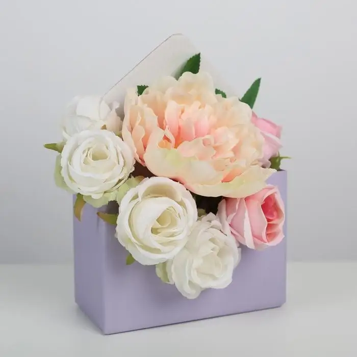 Коробка-письмо &laquo;Цветочная симфония&raquo;, 14 х 20 х 6,5 см