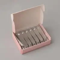 Кусачки книпсер маникюрные, с пилкой, 5.5 см, в коробке