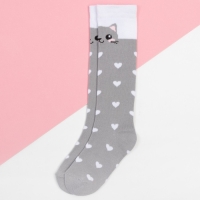 Гольфы детские KAFTAN «Котик», 18-20 см, цвет серый Гольфы детские KAFTAN «Котик», 18-20 см, цвет серый