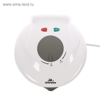 Электровафельница "Добрыня" DO-2105, 1200 Вт, тонкие вафли, антипригарное покрытие, белая