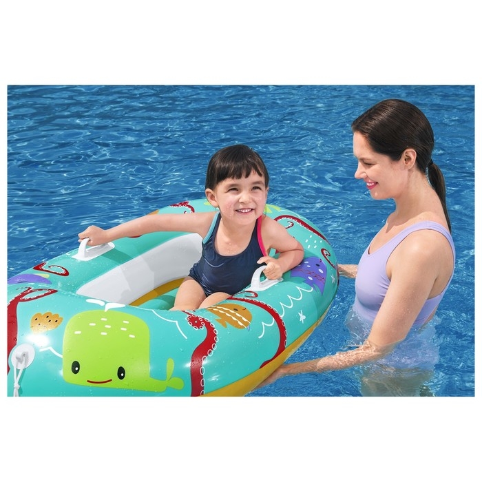 Плот надувной &laquo;Крабики&raquo;, 119 х 79 см, детский, 34009