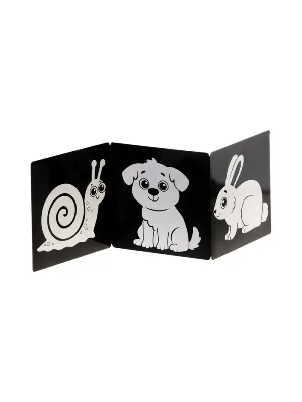 Набор картонных книжек-гармошек "Смотри, малыш!", 6 шт.