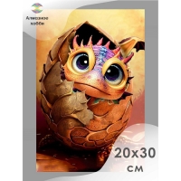 Алмазная мозаика &laquo;Чудо дракон&raquo; 20 &times; 30 см, без подрамника