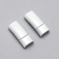 Фиксатор для шнурков, на магнитах, пара, размер 2,6 × 2 × 0,7 см, цвет белый Фиксатор для шнурков, на магнитах, пара, размер 2,6 × 2 × 0,7 см, цвет белый