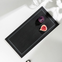 Доска для подачи из сланца Magistro Valley, 20&times;40 см, с кровостоком