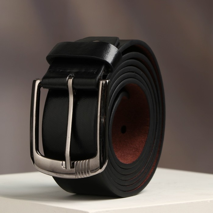 Мужской ремень &laquo;C 23 Февраля&raquo;, кожзам, цвет чёрный