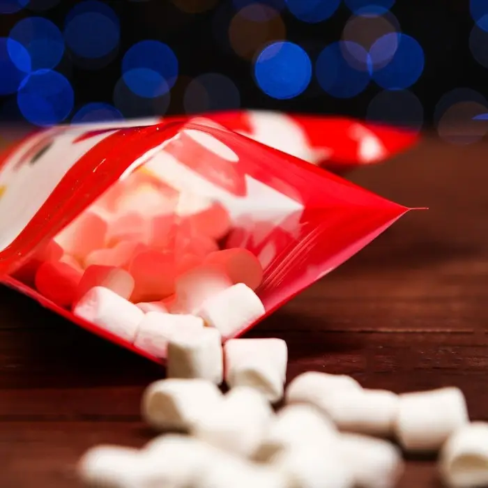 Пакет подарочный &laquo;Снеговик&raquo;, с zip - lock застежкой 18&times;22 см