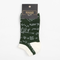 Носки MINAKU &laquo;Формулы&raquo;, размер 36-39 (23-25 см)