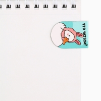 Закладки магнитные для книг, 8 шт "Гуси"