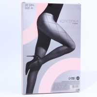 Колготки женские &laquo;Чёрные стразы&raquo;, цвет чёрный, размер М