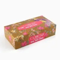 Салфетки бумажные в коробке &laquo;Райский сад&raquo;, 100 шт, двухслойные