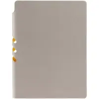 Ежедневник Flexpen, недатированный, серебристо-желтый