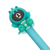 Ручка - прикол гелевая &laquo;Мишка в костюме&raquo; МИКС