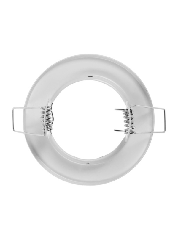 Светильник встраиваемый под лампу MR16, круг, металл, белый