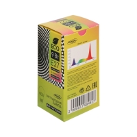 Фитолампа для растений Luazon, светодиодная, А60, E27, 9 Вт, IP44, 220 В, 270&deg;, полноспектральная