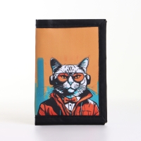 Кошелёк детский на липучке &laquo;Выбражулька&raquo;, цвет оранжевый