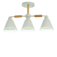 Люстра "Вудли" 3хЕ27 40Вт белый 60х16х29 см
