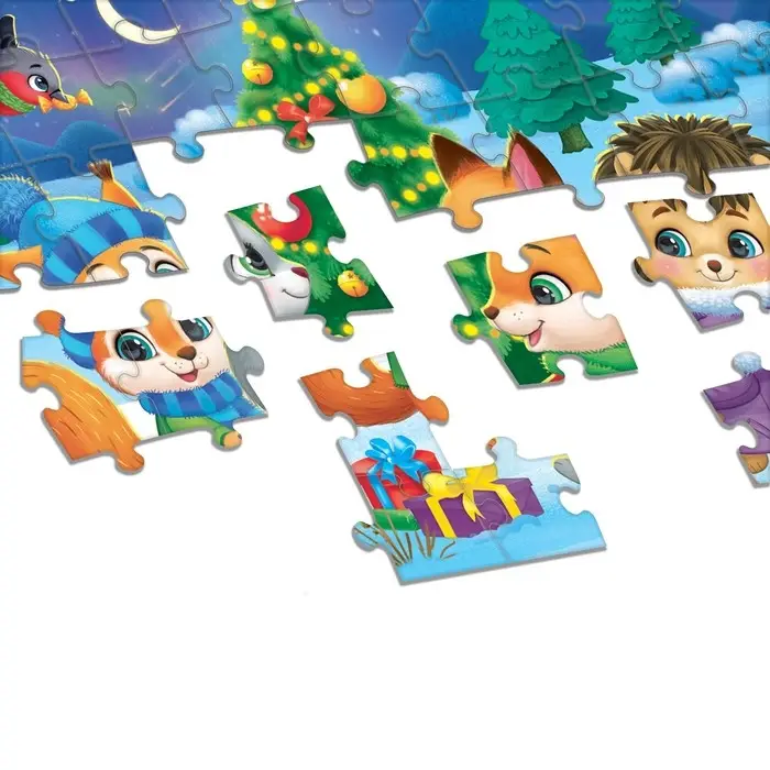 Пазл детский &laquo;Ёлочка зажгись&raquo;, 54 элемента