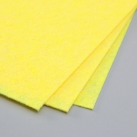 Набор жесткого фетра "Астра" (3 шт) ванильный, 1 мм, 160 гр, 20х30 см