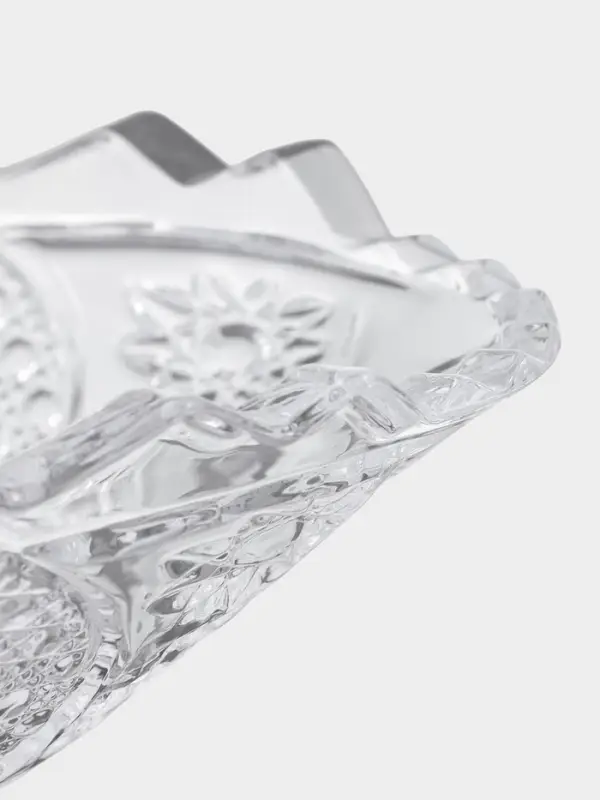 Конфетницы &laquo;Акапелла&raquo;, 9&times;15&times;12 см, набор 2 шт., стекло, прозрачные