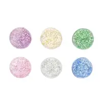 Мяч каучуковый &laquo;Блеск&raquo;, 2,5 см, цвета МИКС